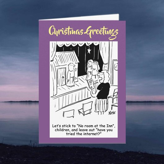 出生遊漫画クリスマスカード シーズンカード