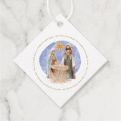 出生遠くにシーンManger歌詞金ゴールド文字 フェイバータグ (正面)