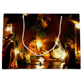 出生飾りクリスマス抱き枕 ラージペーパーバッグ (正面)