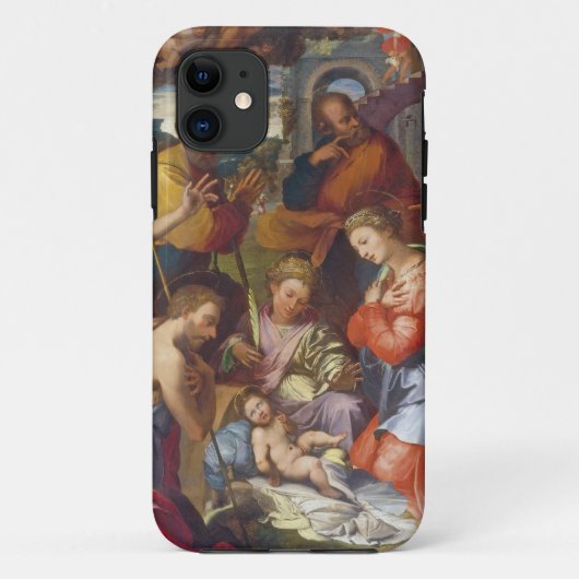 出生1534年(パネルの油) Case-Mate iPhoneケース (裏面)