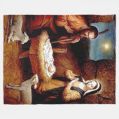 出生4 フリースブランケット (正面(横))