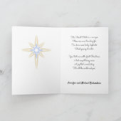 出生・イエス生まれが署名文字 カード (内部)