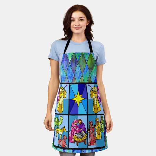 出生 エプロン (着用した状態)