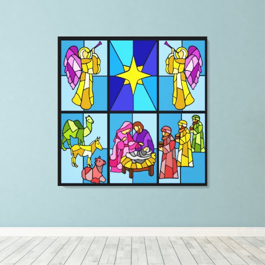 出生 キャンバスプリント (インサイチュ (ウッドフロア))