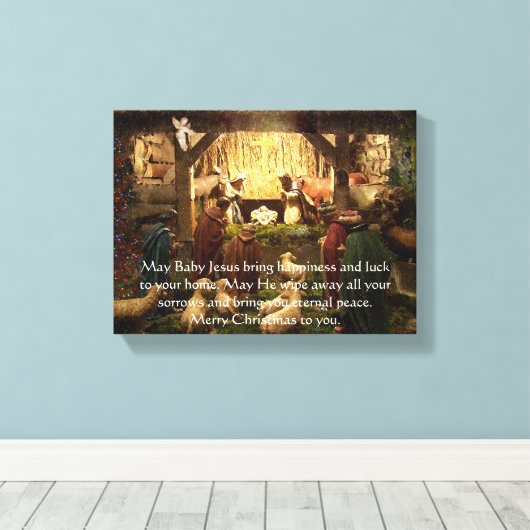 出生 キャンバスプリント (インサイチュ (ウッドフロア))