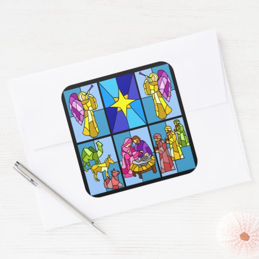 出生 スクエアシール (封筒)