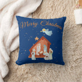 出生&スターズクリスマス クッション (ブランケット)