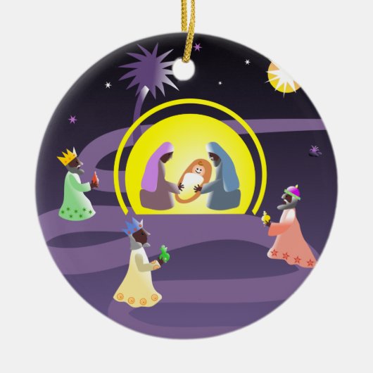 出生 セラミックオーナメント (正面)