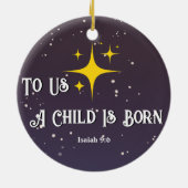 出生 セラミックオーナメント (裏面)