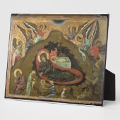 出生(パネルの油) フォトプラーク (側面)