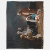 出生 フリースブランケット (正面)