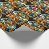 出生、ボッティチェリの有名な作品 ラッピングペーパー (角)