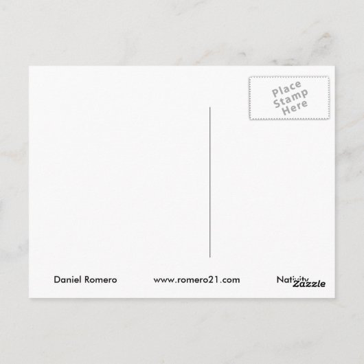 出生 ポストカード (裏面)