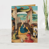 出生,マギの崇拝,アイリッシュクリスマス祈りの言葉 シーズンカード (正面)