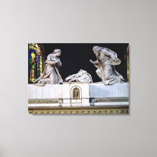 出生（マーブル） キャンバスプリント (正面)