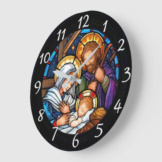 出生 ラージ壁時計 (傾斜)