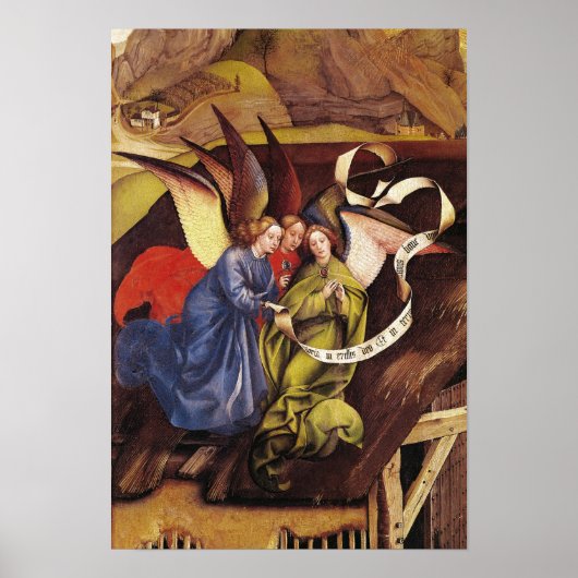 出生、三天使の詳細、c.1425 ポスター (正面)