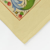 出生|今日生まれは フリースブランケット (角)