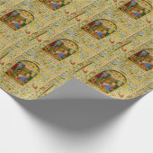 出生|今日生まれは ラッピングペーパー (角)