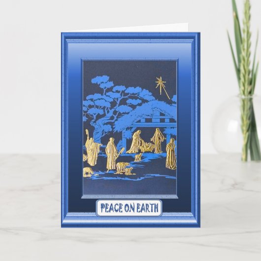 出生、宗教的なクリスマスカード シーズンカード (正面)