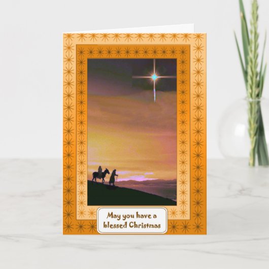 出生、宗教的なクリスマスカード シーズンカード (正面)