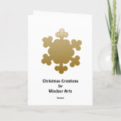 出生，宗教的クリスマスカード シーズンカード (裏面)