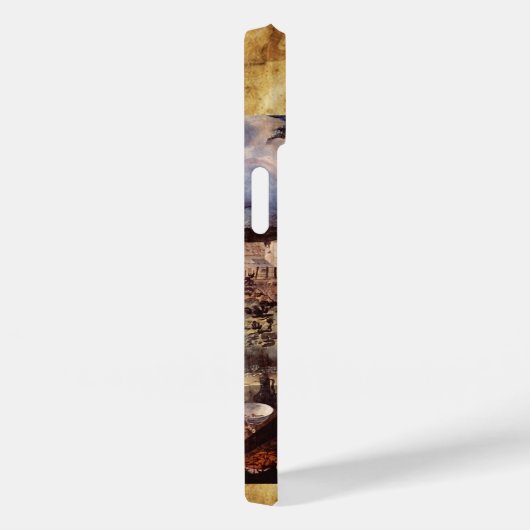 出生,白ゆる,クリスマスモノグラムの魔法 Case-Mate iPhoneケース (裏面 / 右)