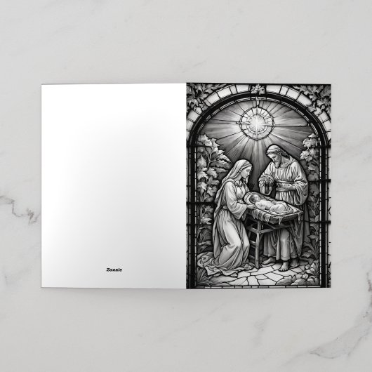 出生 箔シーズンカード (外側レイダウン)