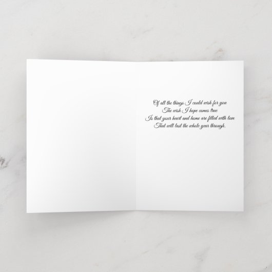 出生 箔シーズンカード (内側レイダウン)