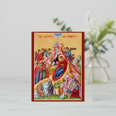 出生 箔シーズンポストカード (立ち正面)