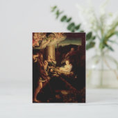 出生 – 聖なる夜 – コレッジョ – ルネッサンス ポストカード (スタンド正面)