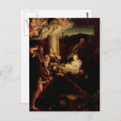 出生 – 聖なる夜 – コレッジョ – ルネッサンス ポストカード (正面/裏面)