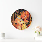 出生,音楽を作る天使 – クリスマスの魔法 ラージ壁時計 (ホーム)