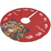 出生#10 ブラッシュドポリエステルツリースカート (アングル)