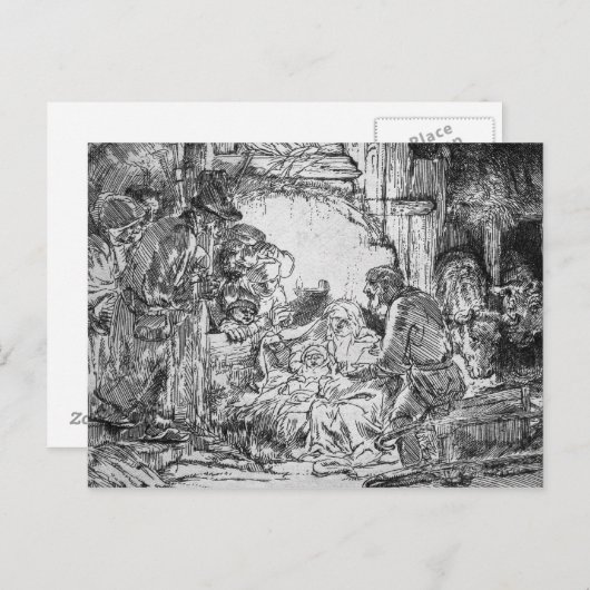 出生, 1654 ポストカード (正面/裏面)