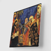 出生#5 スクエア壁時計 (傾斜)