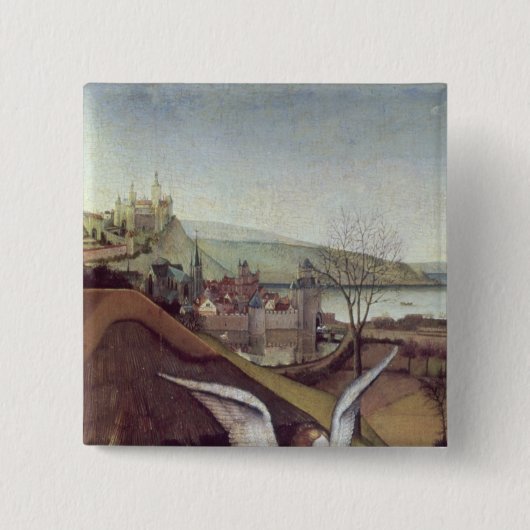 出生、c.1425 缶バッジ (正面)