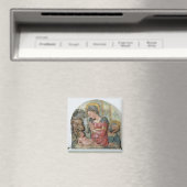 出生、c.1460 (テラコッタ色彩の鮮やか) マグネット (インサイチュ (食洗機))