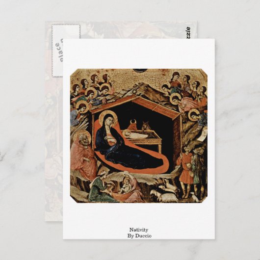 出生(Duccio) ポストカード (正面/裏面)