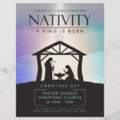 出生Aキングは生まれ教会サービス宗教 チラシ (正面)