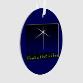 出生A子生まれ オーナメント (正面)