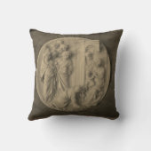 出生BASレリーフ、 浮き彫り クッション (裏面)