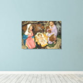 出生Mangerヴィンテージ写真(ラップされたキャンバス) キャンバスプリント (インサイチュ (ウッドフロア))