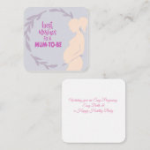 出産おめでとう　ママになるあなたへ ノートカード (正面/裏面)