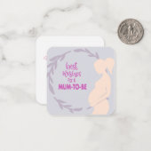 出産おめでとう　ママになるあなたへ ノートカード (正面/裏面インサイチュ)