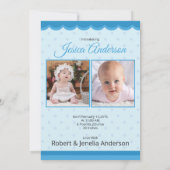 出産お知らせカードテンプレート 案内状 (裏面)