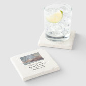 出産のお知らせに写真 日時 場所 詳細を追加 ストーンコースター (横)