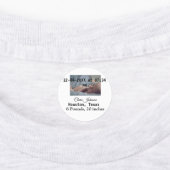 出産のお知らせに写真 日時 場所 詳細を追加 ラベル (貼付)