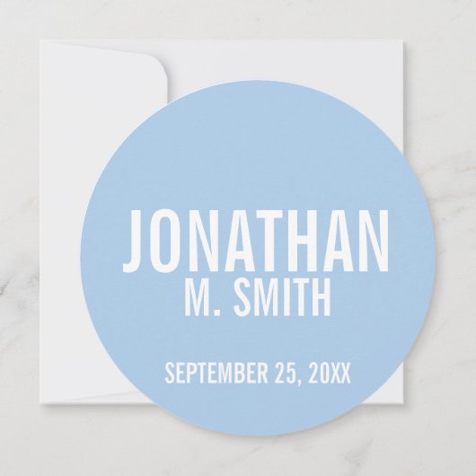 出産のお知らせカスタムとベビー生まれたばかりの写真 案内状 (裏面)