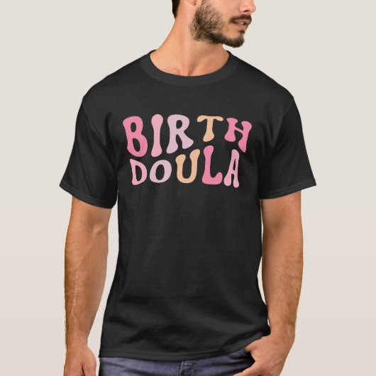 出産ドゥーラ 女性 出産ワーカー 2 Tシャツ (正面)